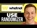 How To Use Randomizer On Whatnot EASY