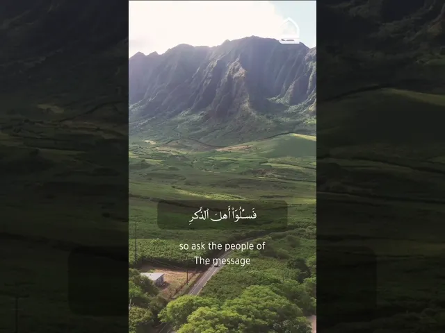 ⁣بسم الله الرحمن الرحيم{وما أرسلنا قبلك إلّا رجالا نوحي إِليهم فسـٔلوا أهل ٱلذكر إِن كنتم لا تعلمون۞}