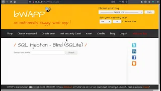 SQL Injection Blind SQLite