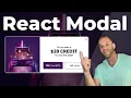 Build A Custom React JS Modal - Using Hooks Pop-up Window