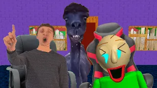 Baldi Tries Not To Laugh With Principal Of The Thing  Baldi Tries Not To Laugh With Principal Of The Thing