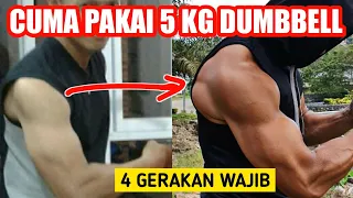 Download Melatih bahu cuma pakai dumbbell 5 kg MP3