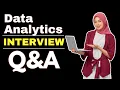 Data Analytics Interview Questions and Answers for 2026