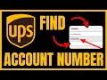 How To Find UPS Account Number QUICK EASY 2026