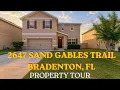 Bradenton Florida Home Tour 4 Bedroom Home for Sale Near Lakewood Ranch 2647 Sand Gables Trail