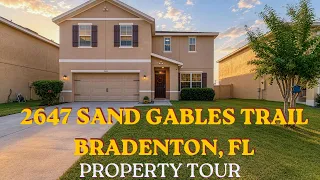 Bradenton Florida Home Tour 4 Bedroom Home for Sale Near Lakewood Ranch 2647 Sand Gables Trail