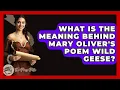 What Is The Meaning Behind Mary Oliver s Poem Wild Geese - The Prose Path