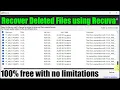Recover Deleted Files using Recuva 100 free with no limitations