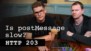 Is postMessage slow - HTTP 203