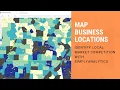 Map business names locations to custom variables in SimplyAnalytics