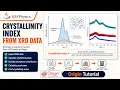 How to Calculate Crystallinity Index from XRD Data using OriginPro