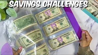 100 ENVELOPE SAVINGS CHALLENGE BINDER CHRISTMAS BLING LAUNCH HAUL CASH STUFFING