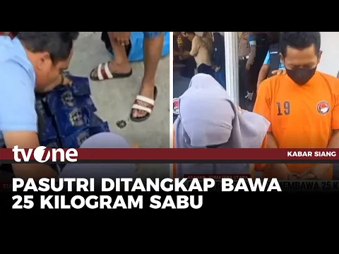 Bawa Sabu 25 Kg, Pasutri Ditangkap Polres Asahan di Tanjungbalai