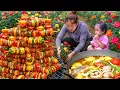 How to Grow Beautiful Flowers for Tet and Cook Delicous Lunch with seafood for my two small children