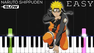 Download Blue Bird - Naruto Shippuden (Opening 3) | SLOW EASY Piano Tutorial MP3