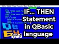 if then statement in QBasic language