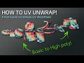 UV Mapping Tutorial From basic Objects to High polygon Models Free Tutorial Files