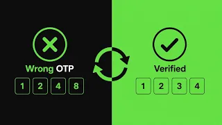 Build OTP Verification UI with HTML CSS JavaScript Animated OTP Form Project for Beginners