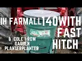 IH Farmall 140 Fast Hitch Adjustment Cole 1-Row Planter