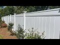 Lowes 6 foot Emblem vinyl fence