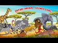 Download Lagu Safari Animal Sounds Song 0219 | Nursery Rhymes | Little Trunky Learns