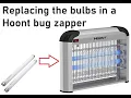 Replacing the bulbs in a Hoont Bug Zapper