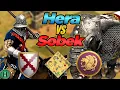 Lagu Burgundians vs Persians | 1v1 Arabia | vs Sobek | AoE2
