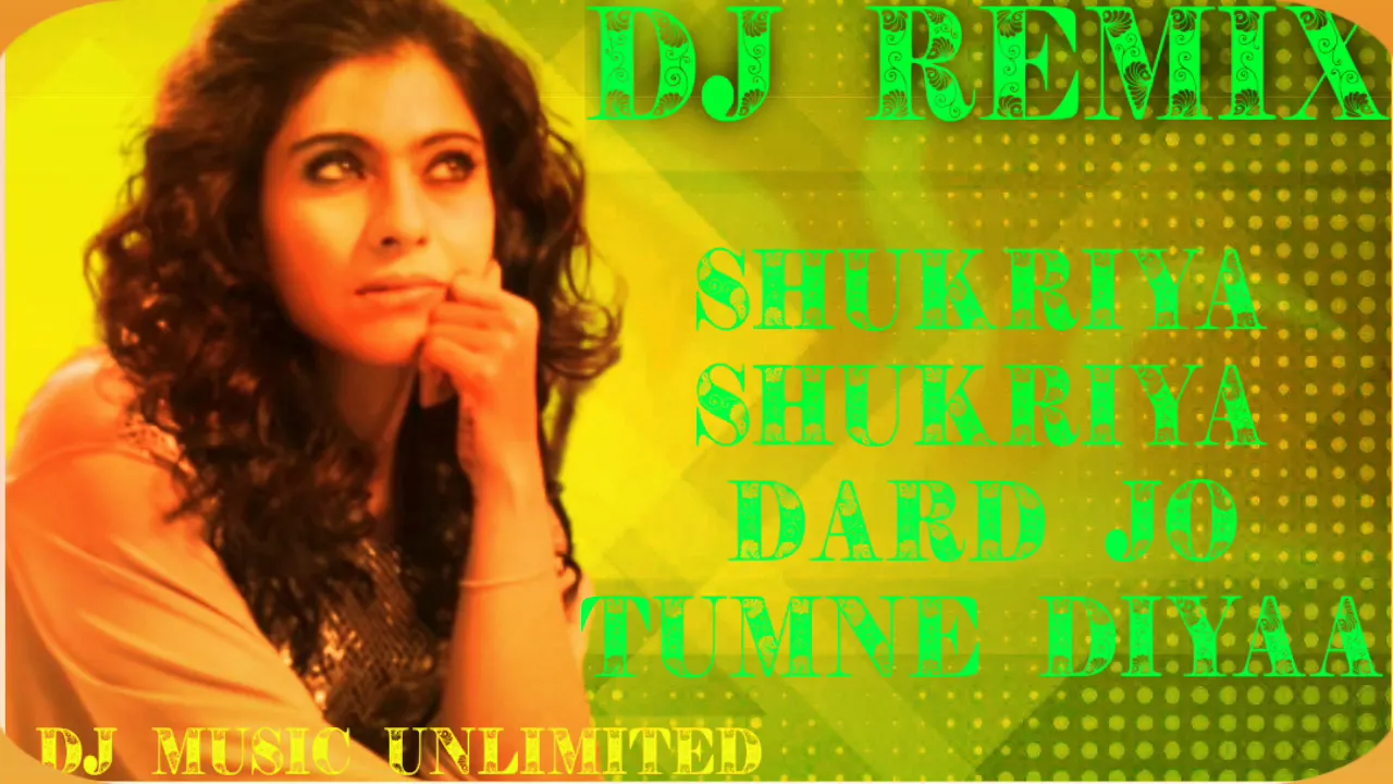 Shukriya Shukriya Dard Jo Tumne Diyaa Dj remix  |  Love story song 💙 |  Dj Music unlimited
