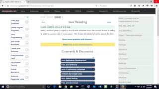 Explain yield method of a thread javapedia net
