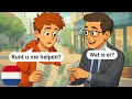 10 Daily Dutch Dialogues for beginners | A1-A2 | Walking In The Big City