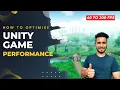 Unity Game Optimization Unity Game Development Tutorial