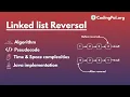 Reverse a Singly Linked List Algorithm Pseudocde and JAVA Implementation CodingPal org DSA