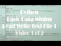 Python Basic Data Mining Read Write Text File 1 1 of 2