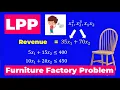 Linear Programming Furniture Factory LPP Tutorial