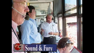 1992 Ch 9 goes inside the KCFX Radio booth with Harlan Dawson as the Chiefs face Seattle