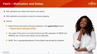 Logical Replication of DDLs Peter Smith Zheng Li Zane - PGCon 2023