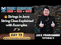 Strings in Java String Class Explained with Examples