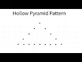 Hollow Pyramid Pattern