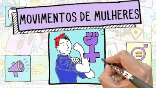 MOVIMENTOS FEMINISTAS | História do Brasil - Resumo Desenhado