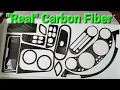 Sherwood Real Black Carbon Fiber dash overlay kit install 93 Del Sol Project