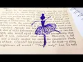 Easy Ballerina Pen Art Creative Sketching on Vintage Paper