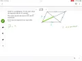 Proving the diagonals of a parallelogram bisect with vectors