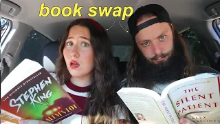 Swapping Books With My Husband On A Roadtrip 