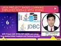 Core Java with Projects Part 6 Employee Management System using JDBC With Swing UI