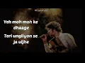 Moh Moh Ke Dhaage Song With Lyrics|| Male Version By Papon|| Dam Laga Ke Haisa||