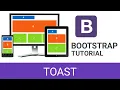 33 Bootstrap 4 Toast in Hindi Bootstrap Tutorial in Hindi