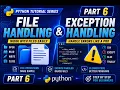 Python CDP Part 6 File Handling and Exception Handling