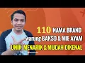 Download Lagu 110 Ide nama warung Bakso dan Mie ayam Unik Menarik mudah dikenal