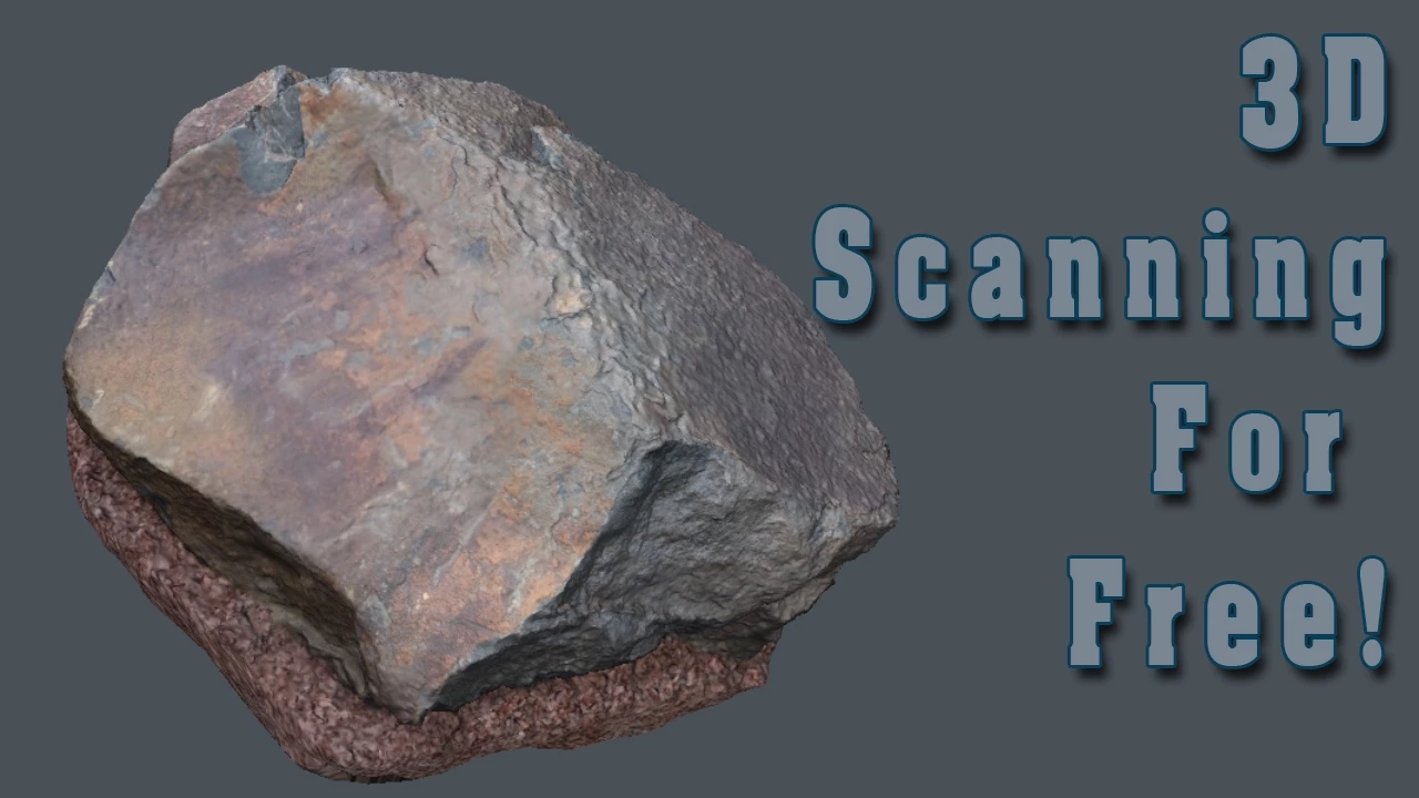 3D scanning with Photogrammetry for free! - Tutorial