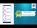 How to Create Circular ProgressBar in Android Studio CircularProgressBar Android Coding